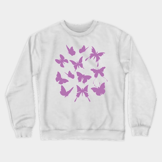 Shadow of Butterflies Crewneck Sweatshirt by SWON Design